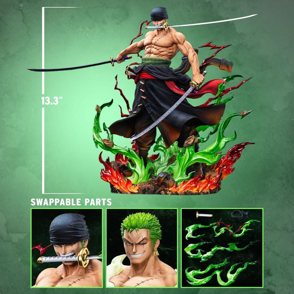 One Piece Legendary Straw Hat Crew Series Statue Roronoa Zoro (Premium Version) 34 cm [7]