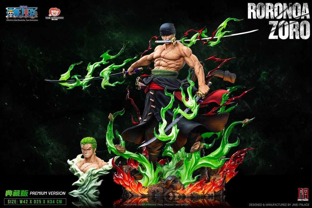 One Piece Legendary Straw Hat Crew Series Statue Roronoa Zoro (Premium Version) 34 cm [6]