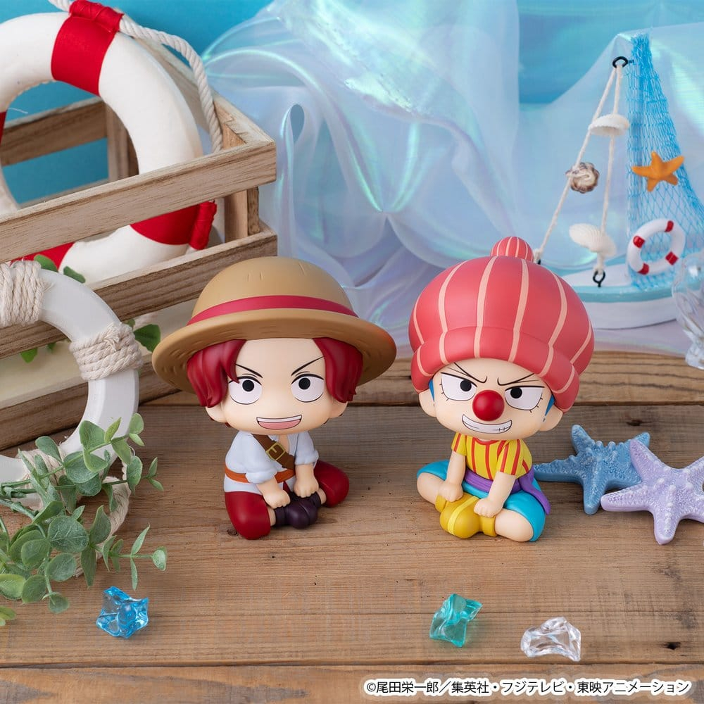 One Piece Look Up PVC Figures 2-Pack Shanks & Buggy Childhood Ver. 11 cm (with gift) [17]