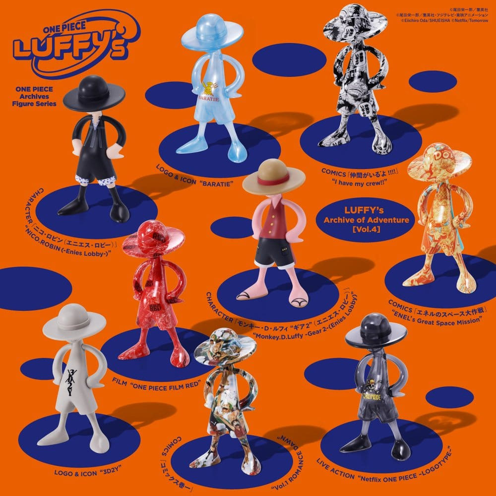 One Piece Luffy's Archive of Adventure Mini Figure Blind Box Assortment (10) [18]