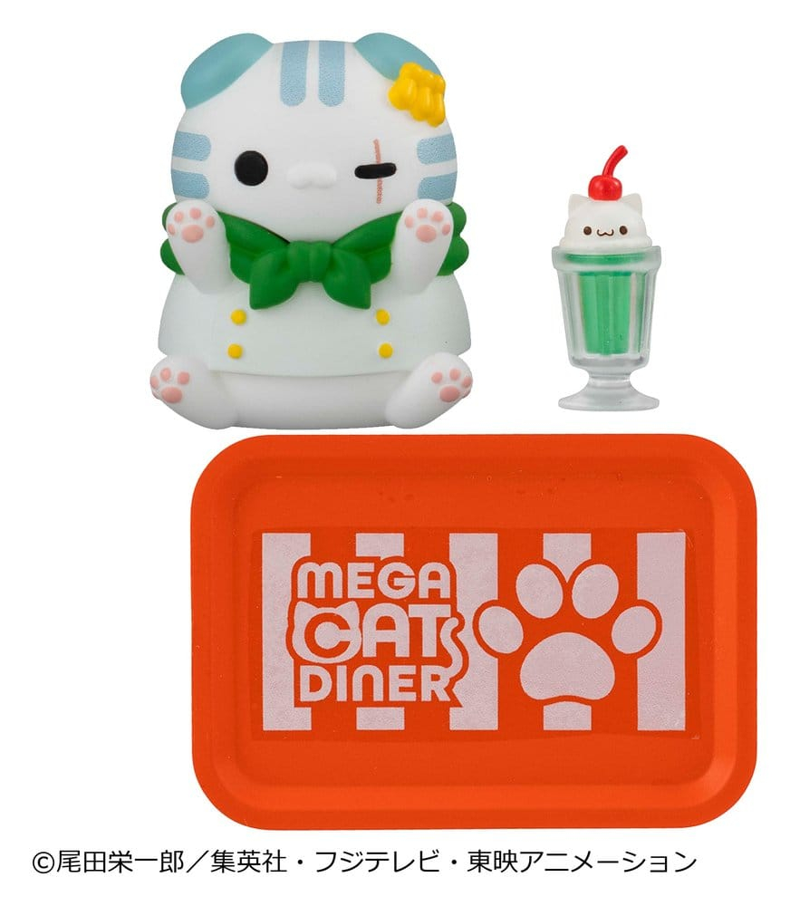 One Piece Mega Cat Project Mini Figures NyanPieceNyan! Diner! 3 cm Blind Box Display (6) [2]