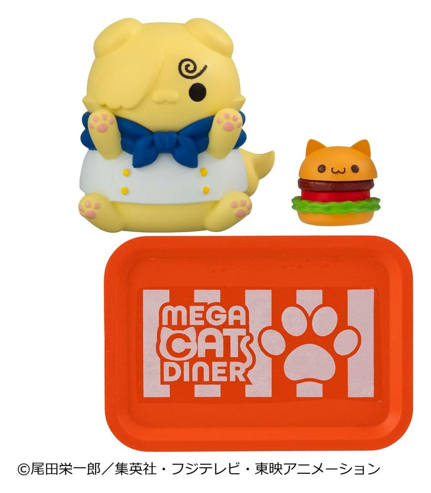 One Piece Mega Cat Project Mini Figures NyanPieceNyan! Diner! 3 cm Blind Box Display (6) [4]