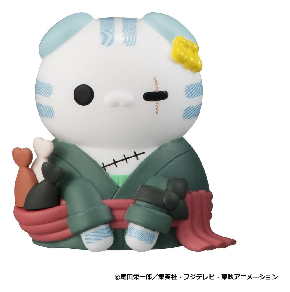 One Piece Mega Cat Project Mini Figures NyanPieceNyan! I'm gonna be king of Paw-rates!! Blind Box Assortment (8) (Repeat) [2]