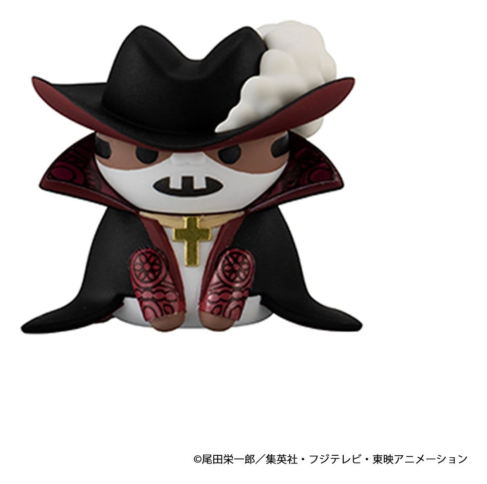 One Piece Mega Cat Project Nyan Piece Nyan! Luffy & the Seven Warlords of the Sea Mini Figures 3 cm Blind Box Display (8) (Repeat) [3]