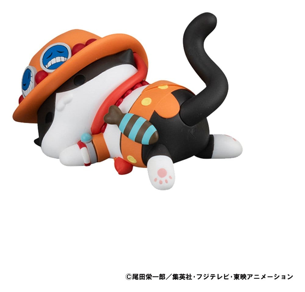 One Piece Mega Cat Project Trading Figure Egghead NyanPieceNyan! Stickie! 3 cm Assortment (8) [8]