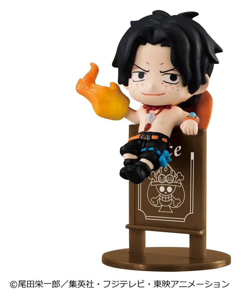 One Piece Ochatomo series Mini Figures Pirates Party 4 cm Blind Box Display (8) (Repeat) [6]