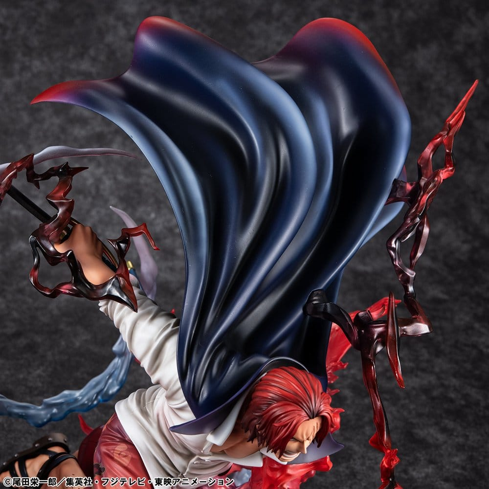 One Piece P.O.P SA-MAXIMUM PVC Statue Leader of Red Hair Pirates Red-Haired Shanks Kamusari 25 cm [8]