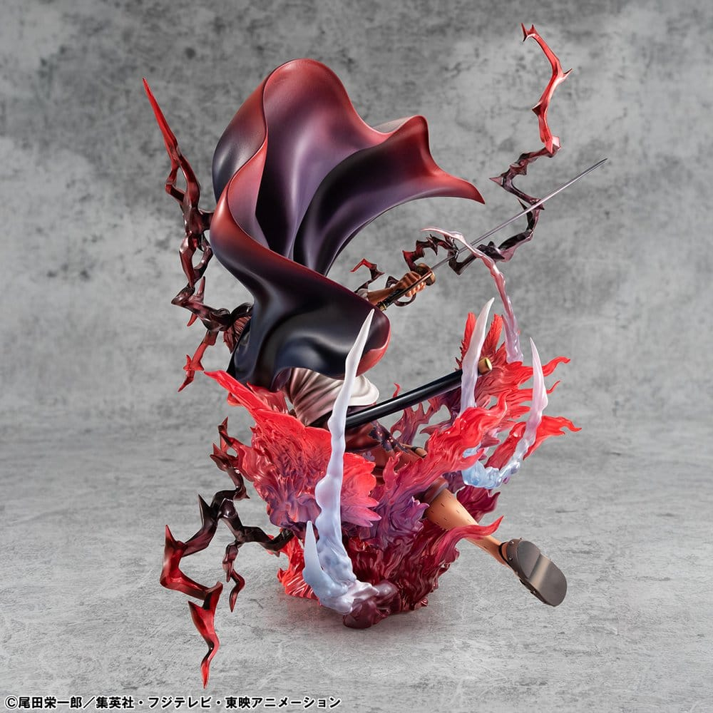 One Piece P.O.P SA-MAXIMUM PVC Statue Leader of Red Hair Pirates Red-Haired Shanks Kamusari 25 cm [19]