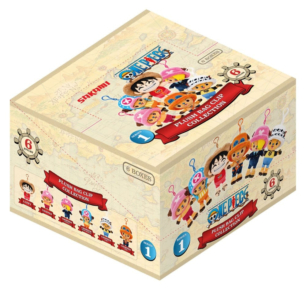 One Piece Plush Keychain Blind Box 11 cm Display (6) [8]