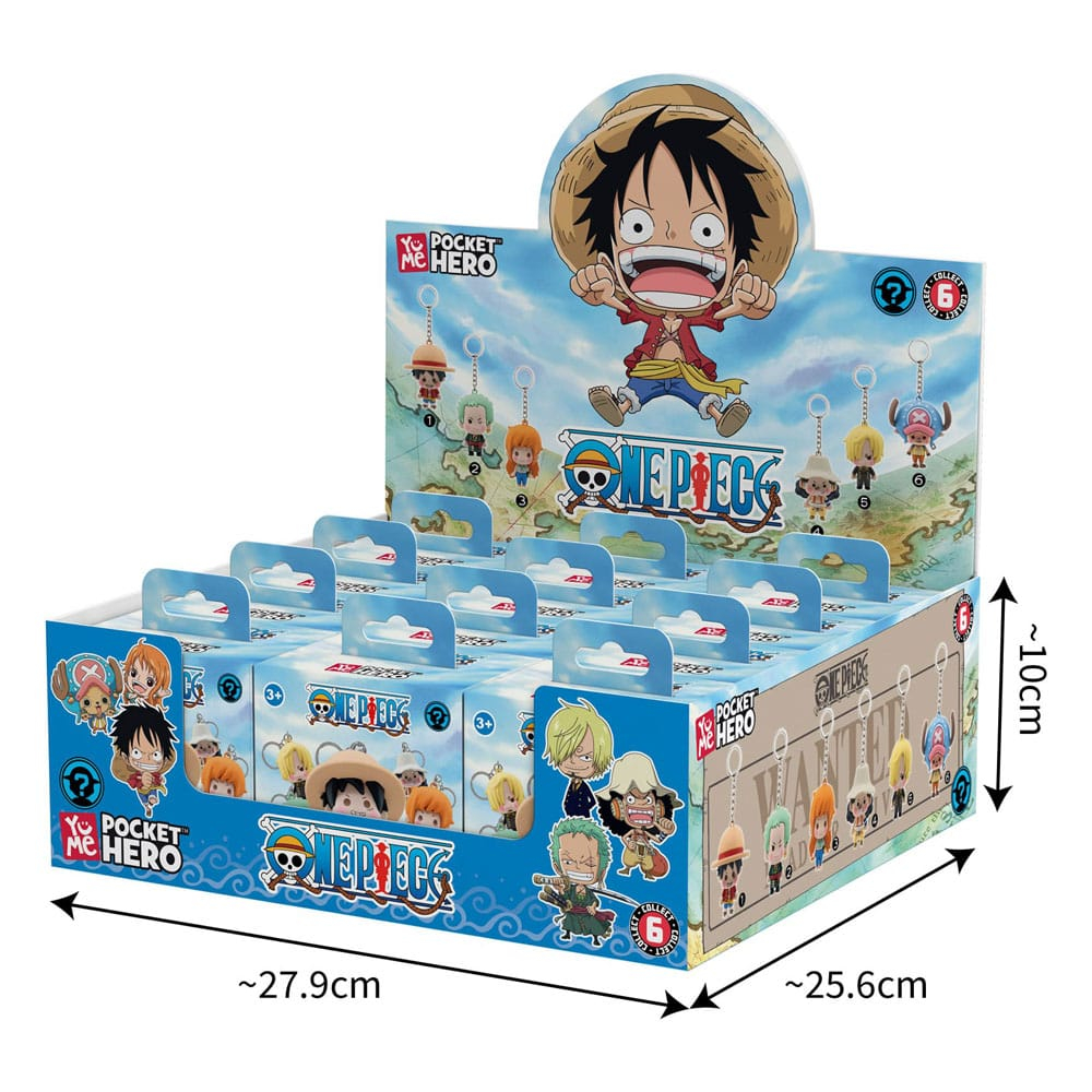 One Piece Pocket Hero Keychain Series 2 Display (12) [3]