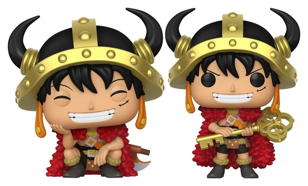 One Piece POP! Animation Vinyl Figures Luffy w/Chase 9 cm Assortment (6) [5]