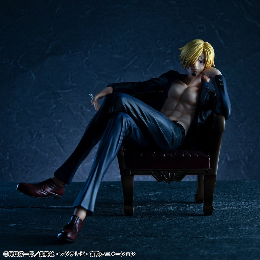 One Piece Portrait.Of.Pirates "S.O.C" PVC Figure Sanji Ver.R 14 cm [8]