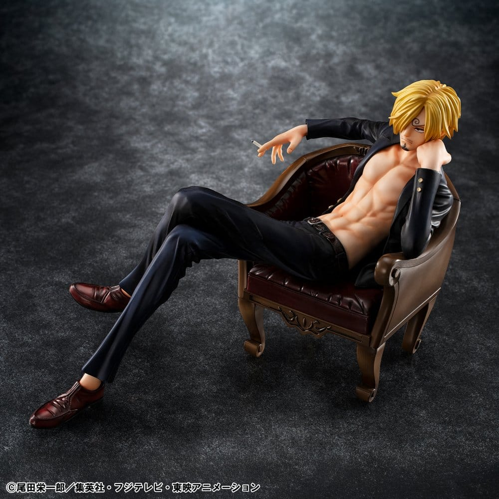 One Piece Portrait.Of.Pirates "S.O.C" PVC Figure Sanji Ver.R 14 cm [5]