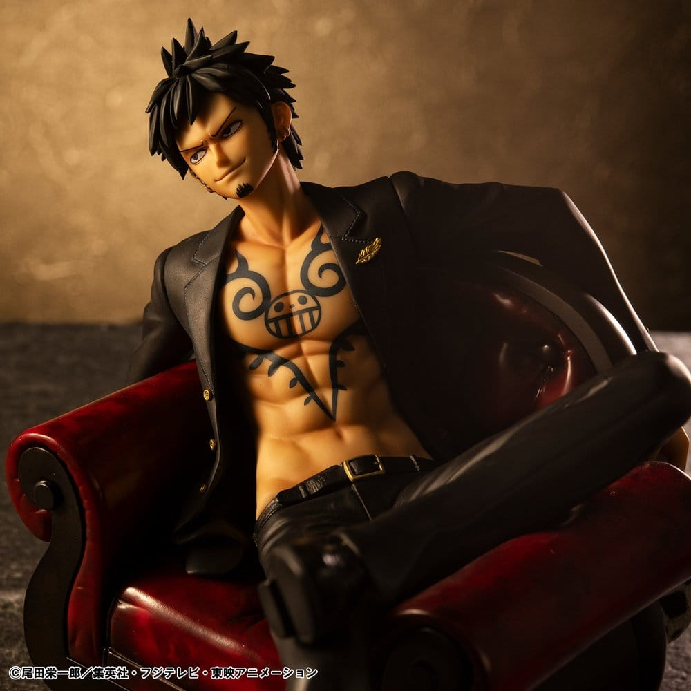 One Piece Portrait.Of.Pirates "S.O.C" PVC Figure Trafalgar Law Ver.R [5]