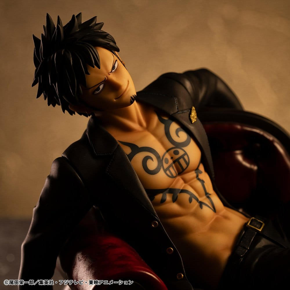 One Piece Portrait.Of.Pirates "S.O.C" PVC Figure Trafalgar Law Ver.R [3]