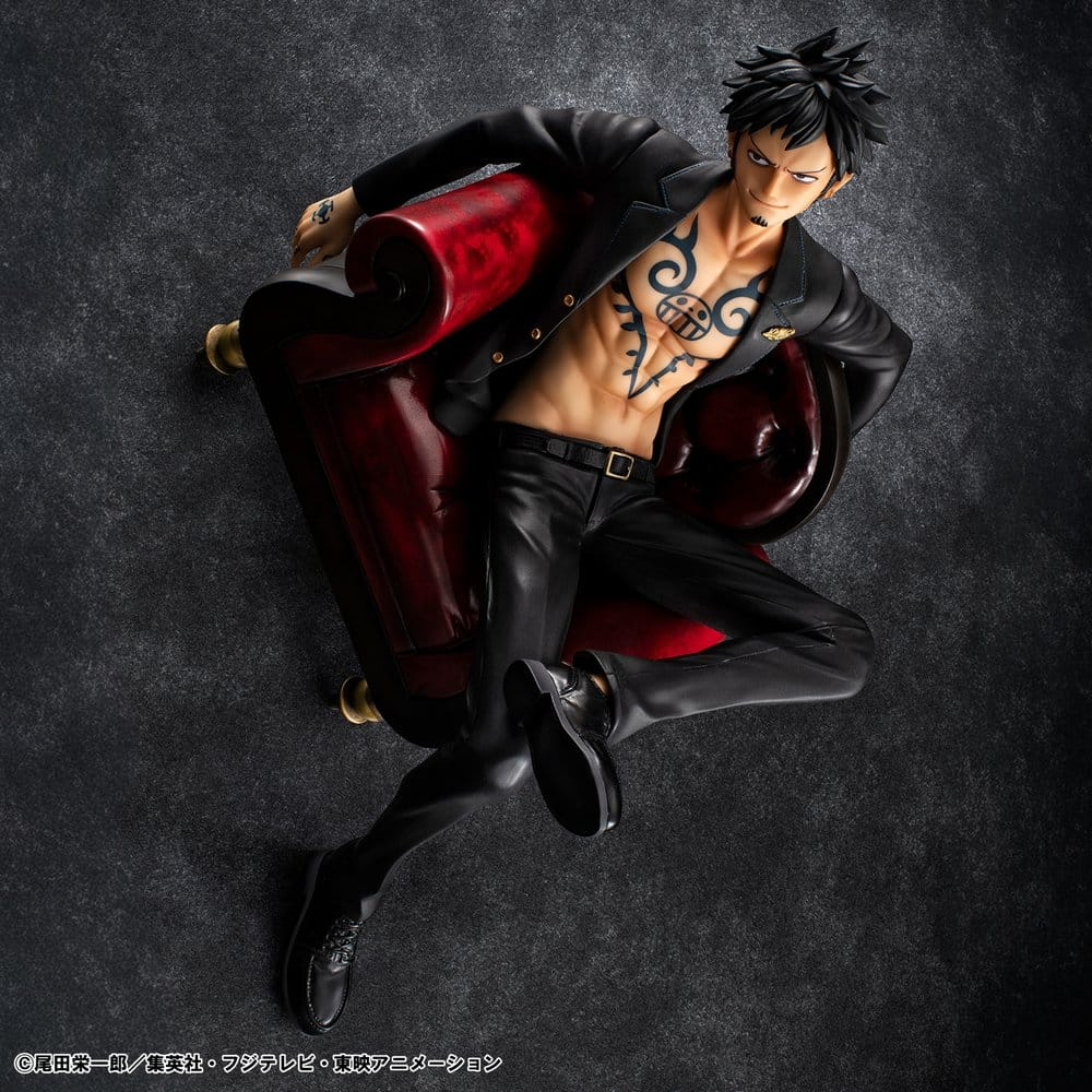 One Piece Portrait.Of.Pirates "S.O.C" PVC Figure Trafalgar Law Ver.R [12]