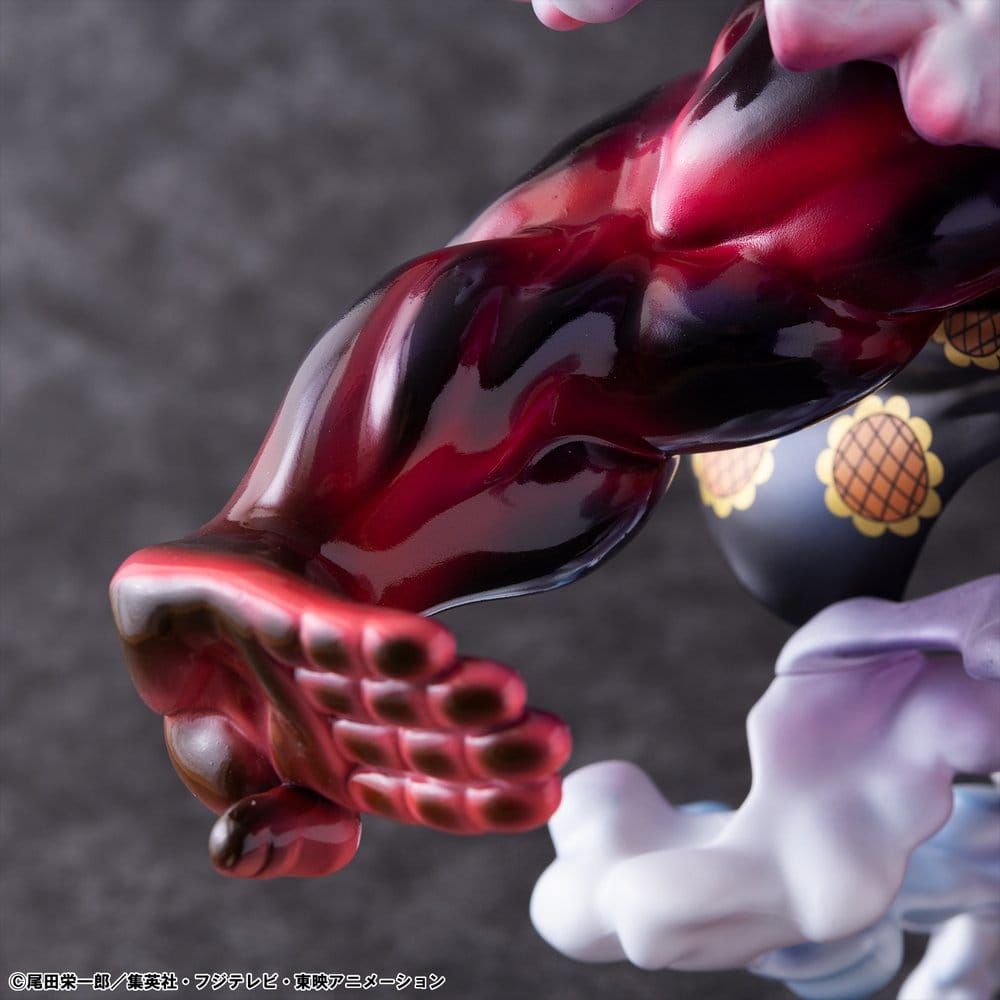 One Piece Portrait.Of.Pirates SA-Maximum PVC Figure Monkey D. Luffy Gear 4 Bounce-Man 10th Limited Ver. 30 cm [8]