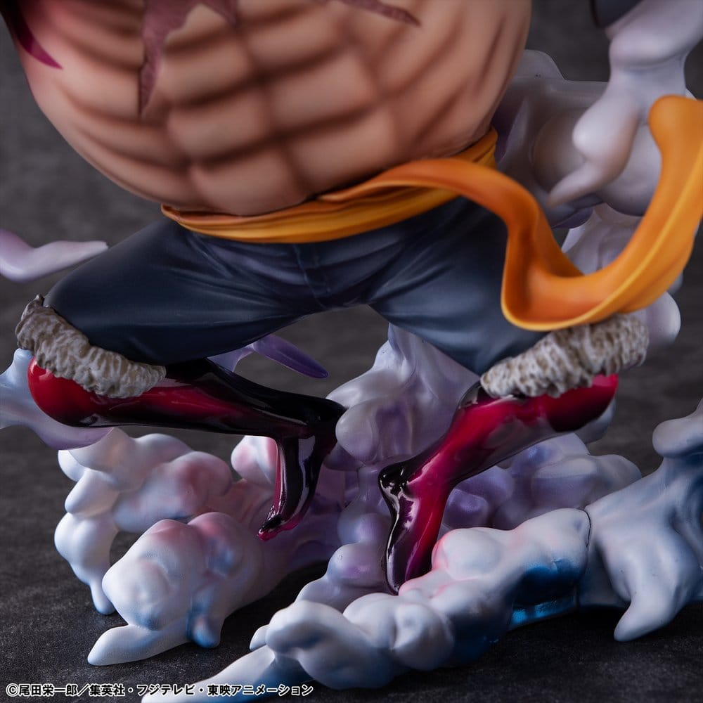 One Piece Portrait.Of.Pirates SA-Maximum PVC Figure Monkey D. Luffy Gear 4 Bounce-Man 10th Limited Ver. 30 cm [10]