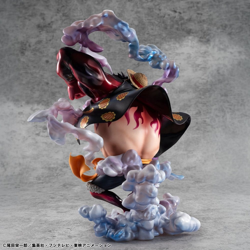 One Piece Portrait.Of.Pirates SA-Maximum PVC Figure Monkey D. Luffy Gear 4 Bounce-Man 10th Limited Ver. 30 cm [19]