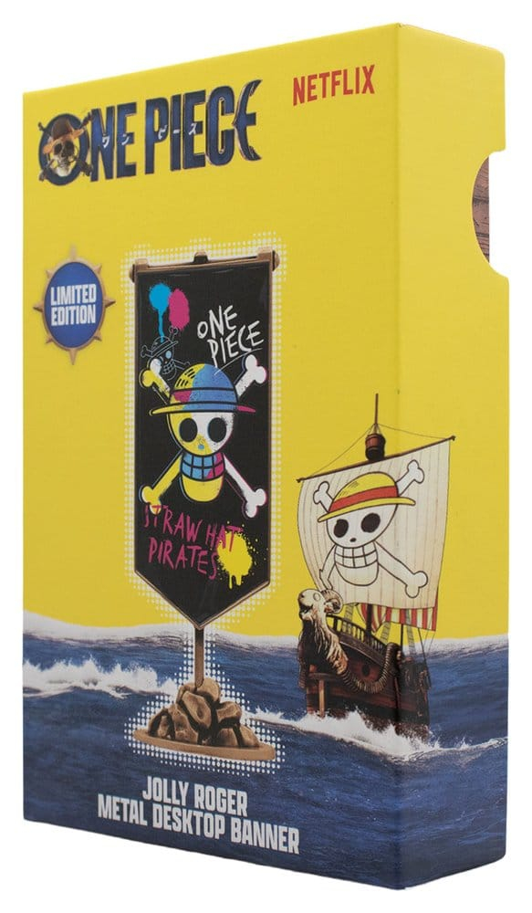 One Piece Replica Straw Hat Pirates Metal Banner 11 x 6 cm [4]