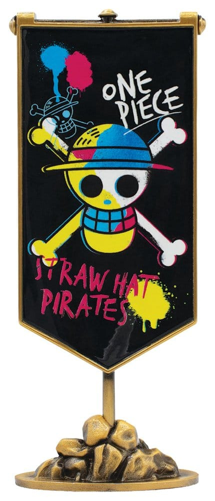One Piece Replica Straw Hat Pirates Metal Banner 11 x 6 cm [7]
