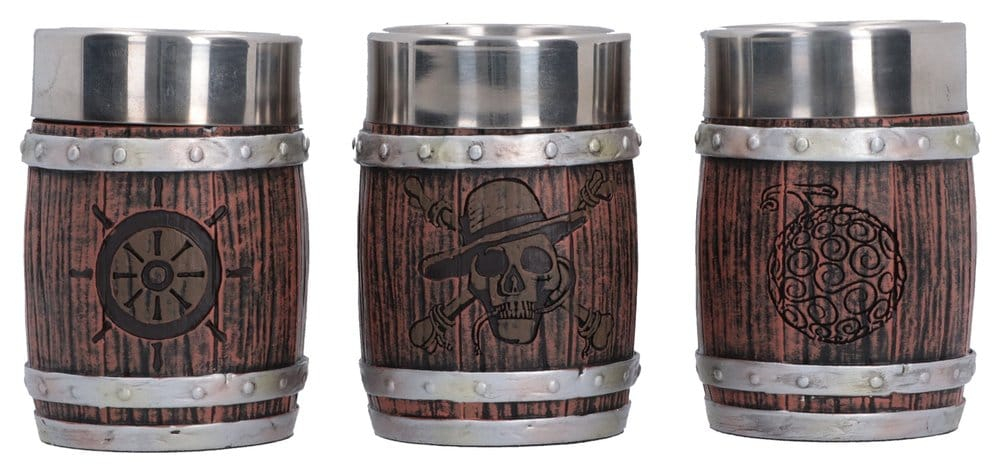 One Piece Shot Glass Set Barrel 8 cm [4]