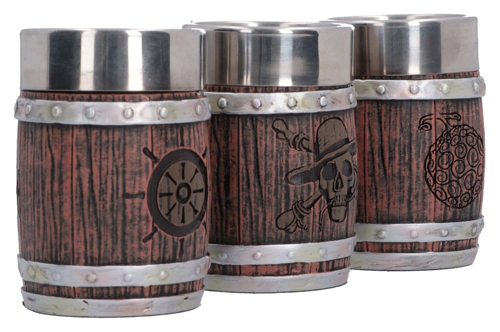 One Piece Shot Glass Set Barrel 8 cm [3]