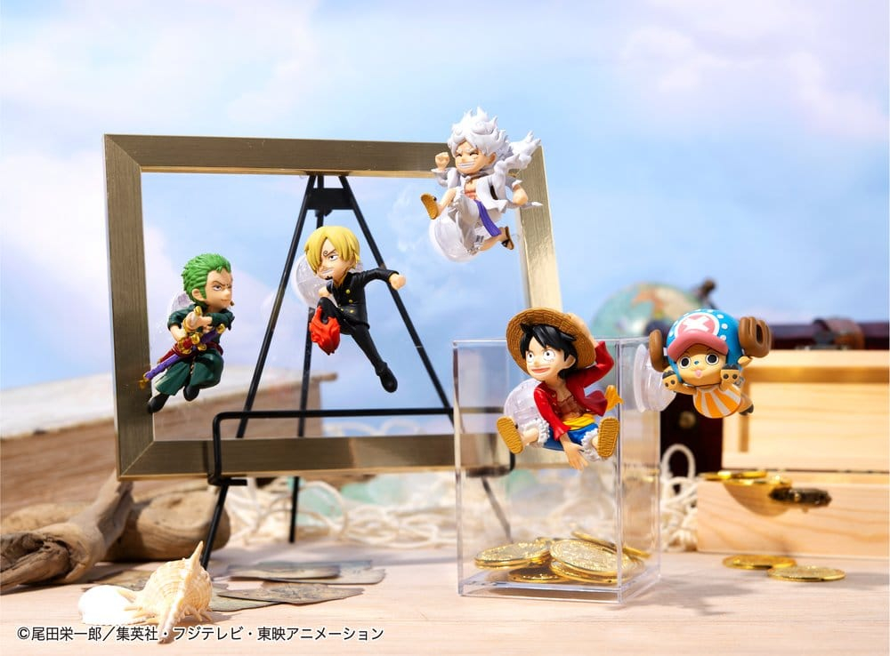 One Piece Tobimas Mini Figures 5 cm Blind Box Display (6) (Repeat) [10]