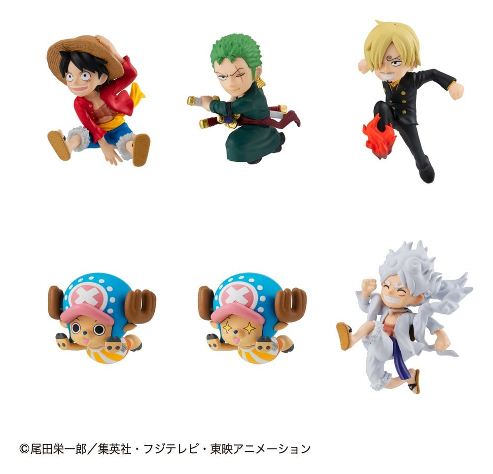 One Piece Tobimas Mini Figures 5 cm Blind Box Display (6) (Repeat) [13]