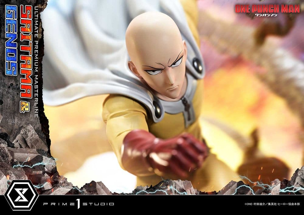 One-Punch Man Premium Masterline Series Statue 1/4 Saitama & Genos 73 cm [18]