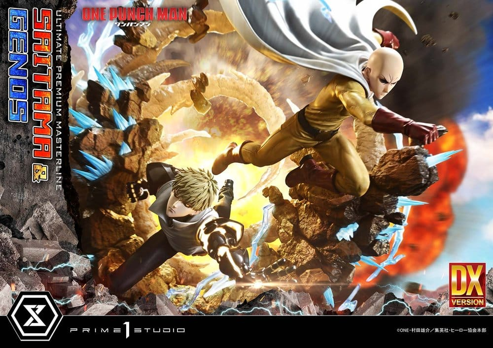 One-Punch Man Premium Masterline Series Statue 1/4 Saitama & Genos Deluxe Version 73 cm [15]