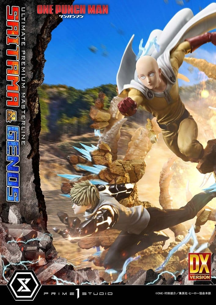 One-Punch Man Premium Masterline Series Statue 1/4 Saitama & Genos Deluxe Version 73 cm [14]