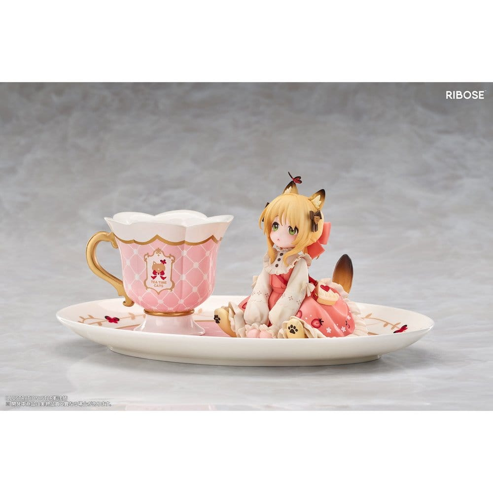 Original Character DLC Series PVC Figure Tea Time Cats Orange Cat 10 cm [5]