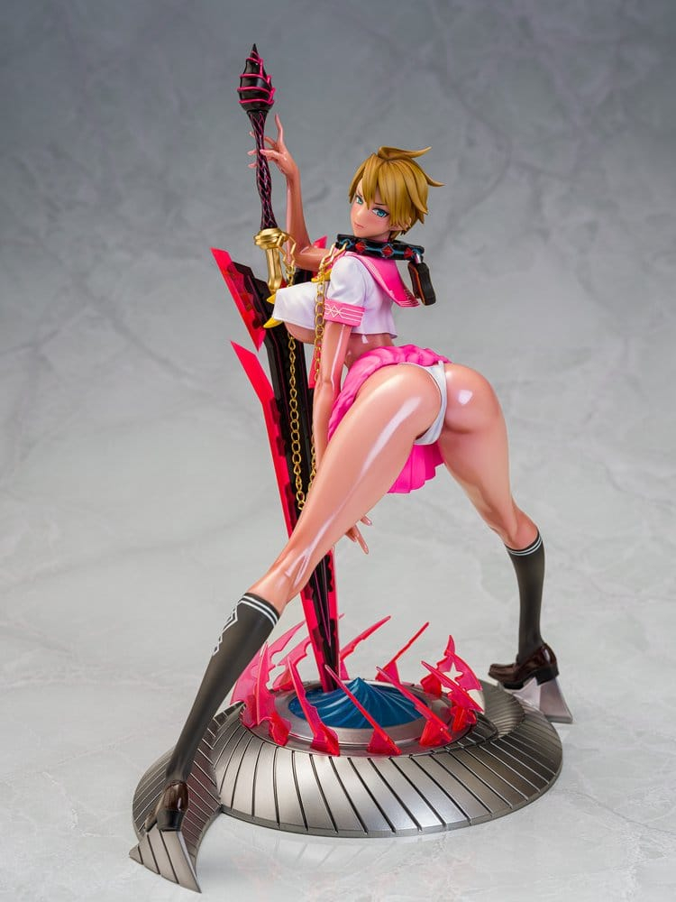 Original Character Mahou Shoujo Series Statue 1/6 Rui Asuka Pink Summer Sailor Ver. Illustration by Raita 29 cm [22]
