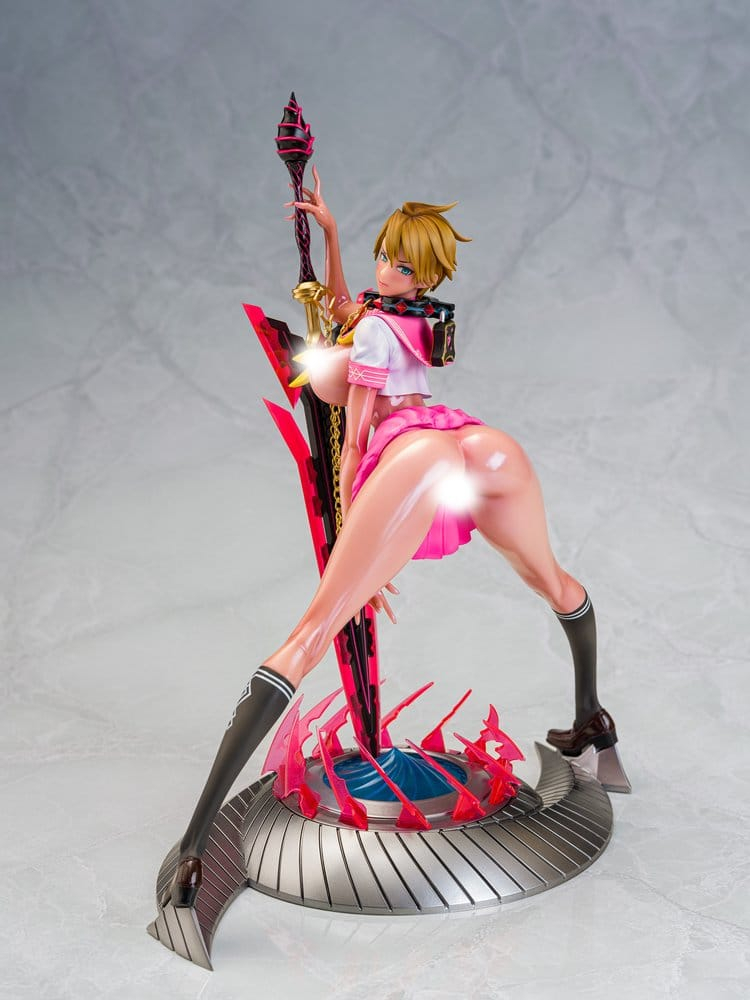 Original Character Mahou Shoujo Series Statue 1/6 Rui Asuka Pink Summer Sailor Ver. Illustration by Raita 29 cm [9]