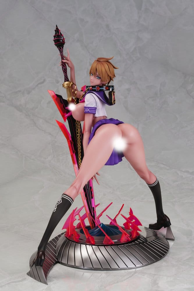 Original Character Mahou Shoujo Series Statue 1/6 Rui Asuka Summer Sailor Uniform Ver. Illustration by Raita 29 cm [4]