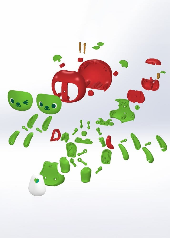 Original Character Plastic Model Kit Arukuma 10 cm [13]