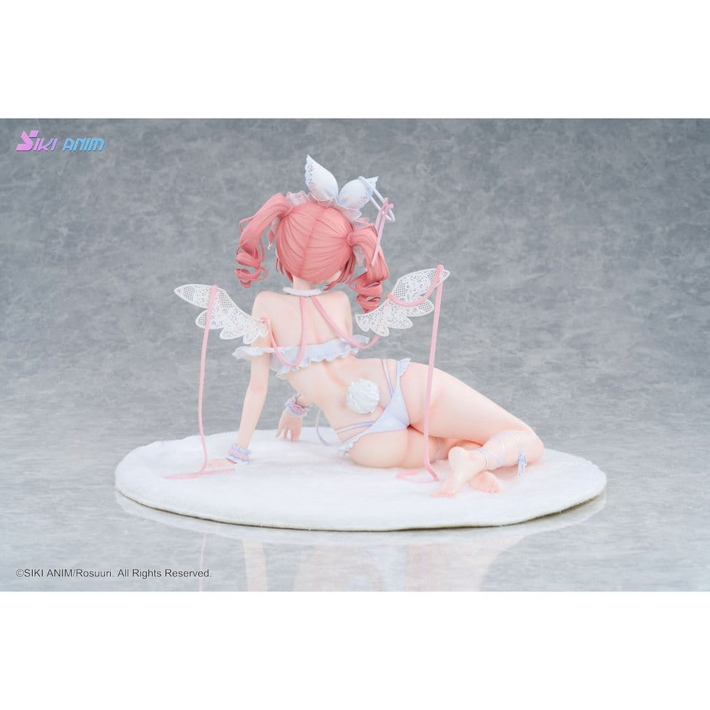 Original Character PVC Figure 1/4 White Rabbit Rosu Angel Ver. Illustrated by Rosuuri Bonus Edition 23 cm [2]