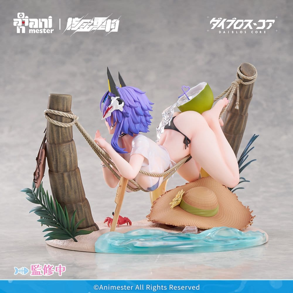 Original Character PVC Figure 1/6 Bright Summer Barbera·Red illustration by DaiblosCore 14 cm [13]