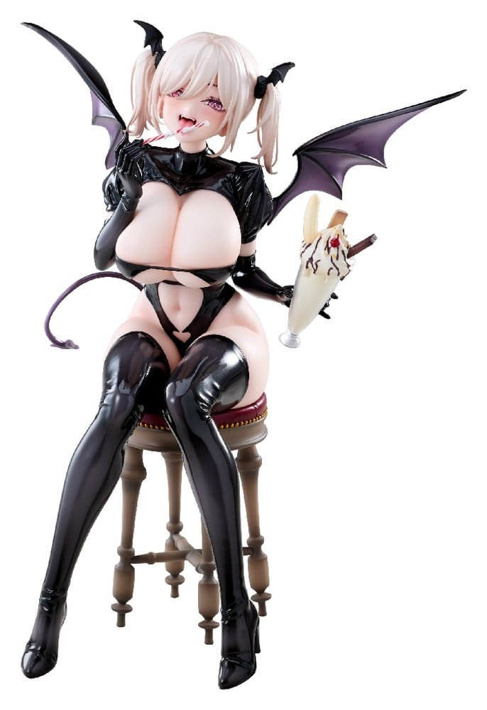 Original Character PVC Figure 1/6 Succubus Maid Moka Deluxe Edition 22 cm [11]