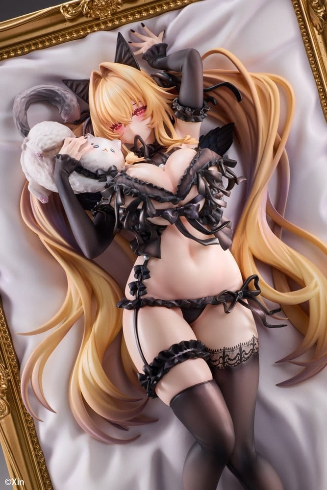 Original Character PVC Figure 1/7 Stella Black Cat Ver. Deluxe Edition 27 cm [14]