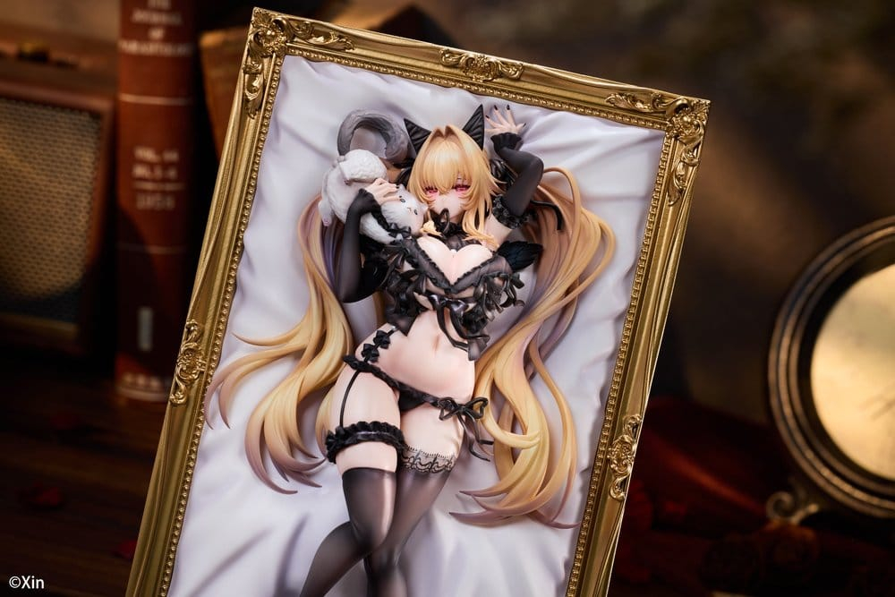 Original Character PVC Figure 1/7 Stella Black Cat Ver. Illustrated by Xin 27 cm [4]