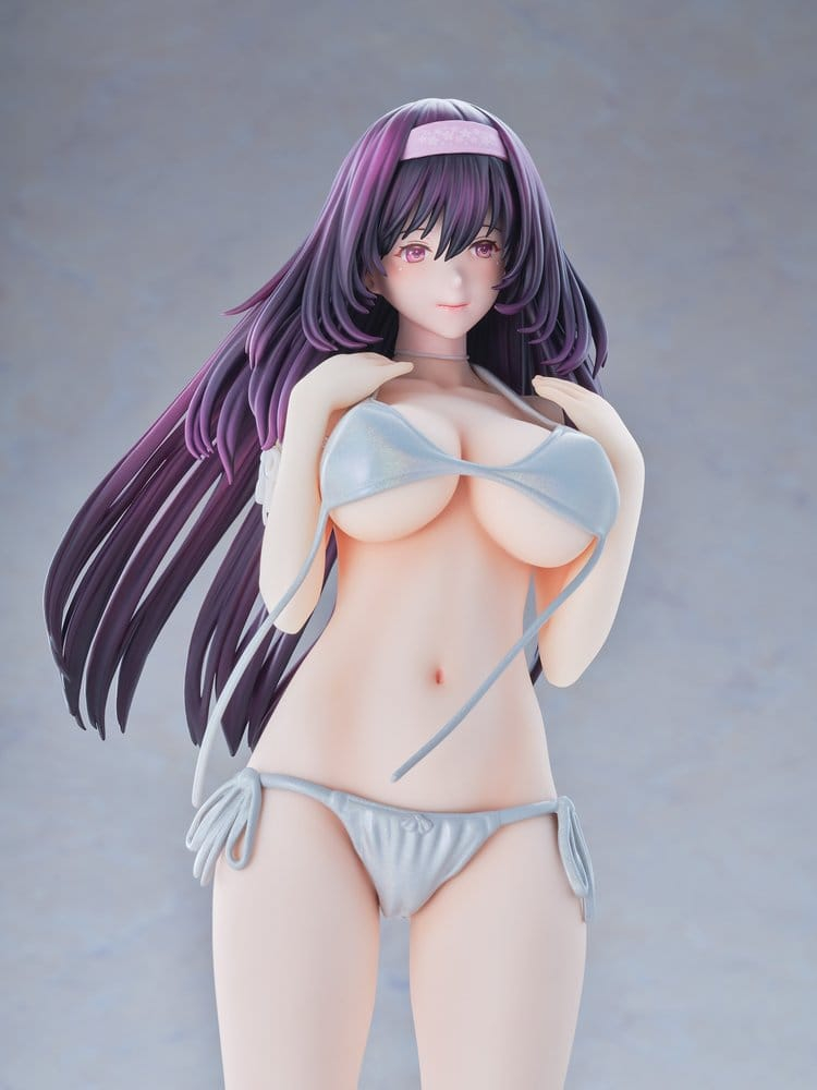 Original Model Statue 1/5 Tomoe Sakura Swimsuit Black Hair Ver. Illustration by Toshi Tsutakaze 32 cm [14]