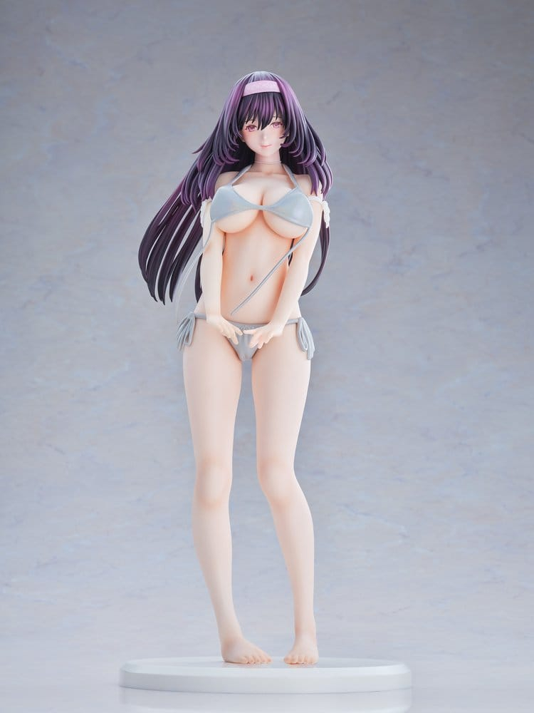 Original Model Statue 1/5 Tomoe Sakura Swimsuit Black Hair Ver. Illustration by Toshi Tsutakaze 32 cm [11]