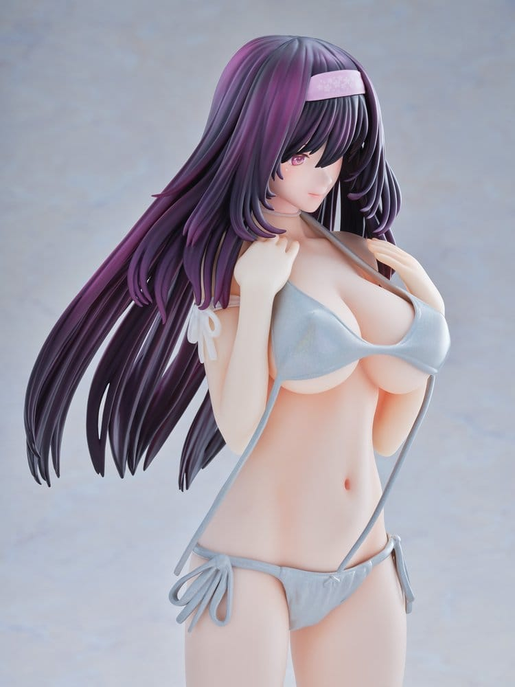 Original Model Statue 1/5 Tomoe Sakura Swimsuit Black Hair Wholesome Ver. Illustration by Toshi Tsutakaze 32 cm [10]