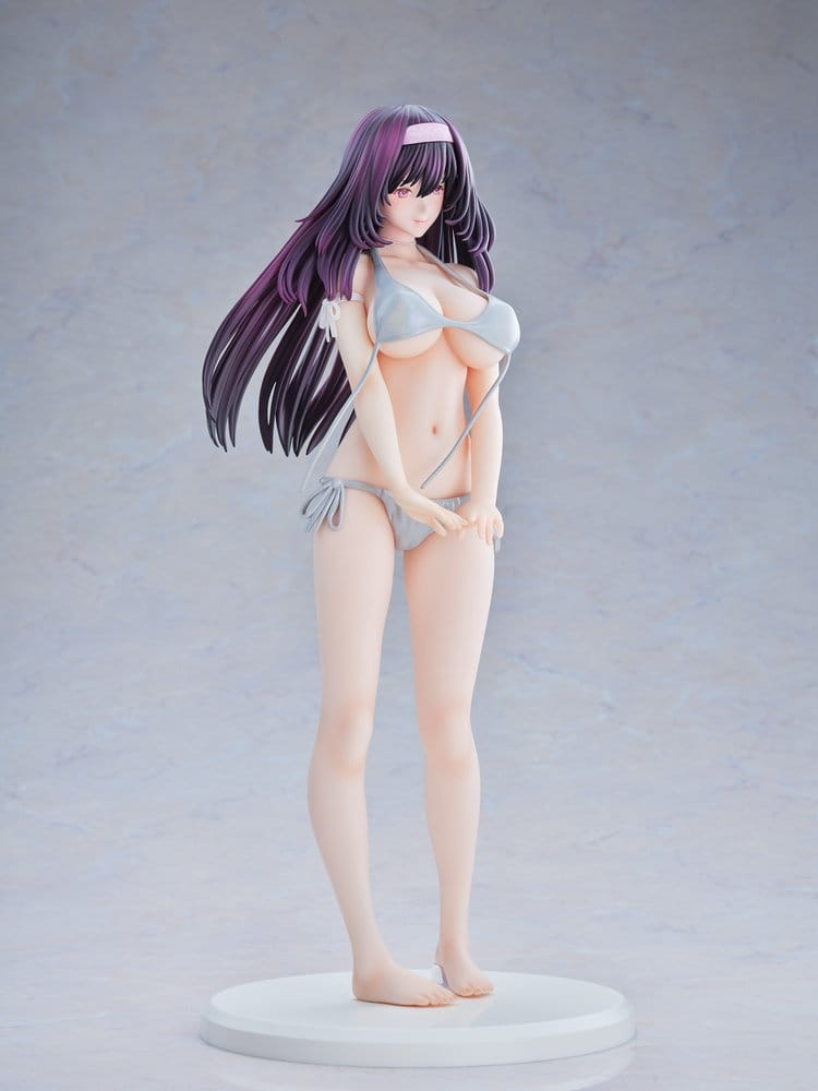 Original Model Statue 1/5 Tomoe Sakura Swimsuit Black Hair Wholesome Ver. Illustration by Toshi Tsutakaze 32 cm [8]