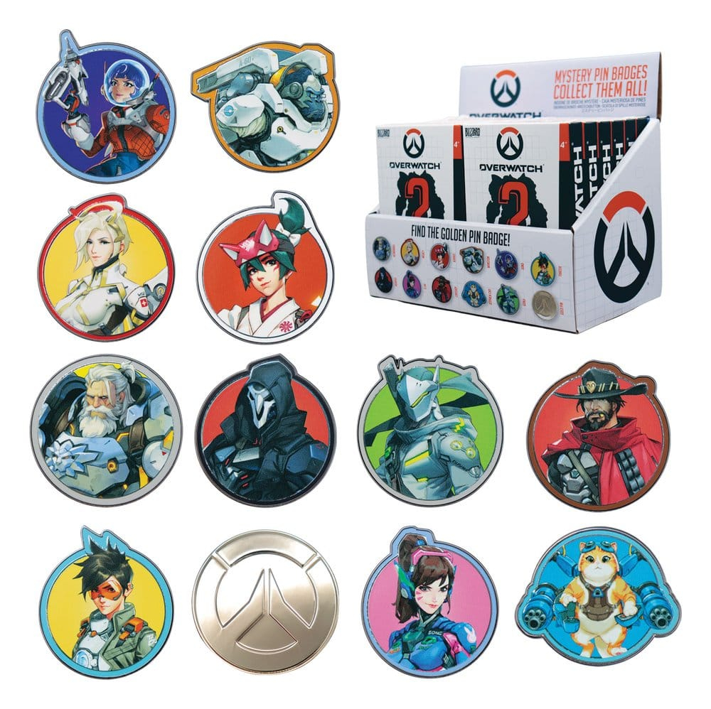 Overwatch Mystery Pin Badges Blind Box Assortment (12) [15]