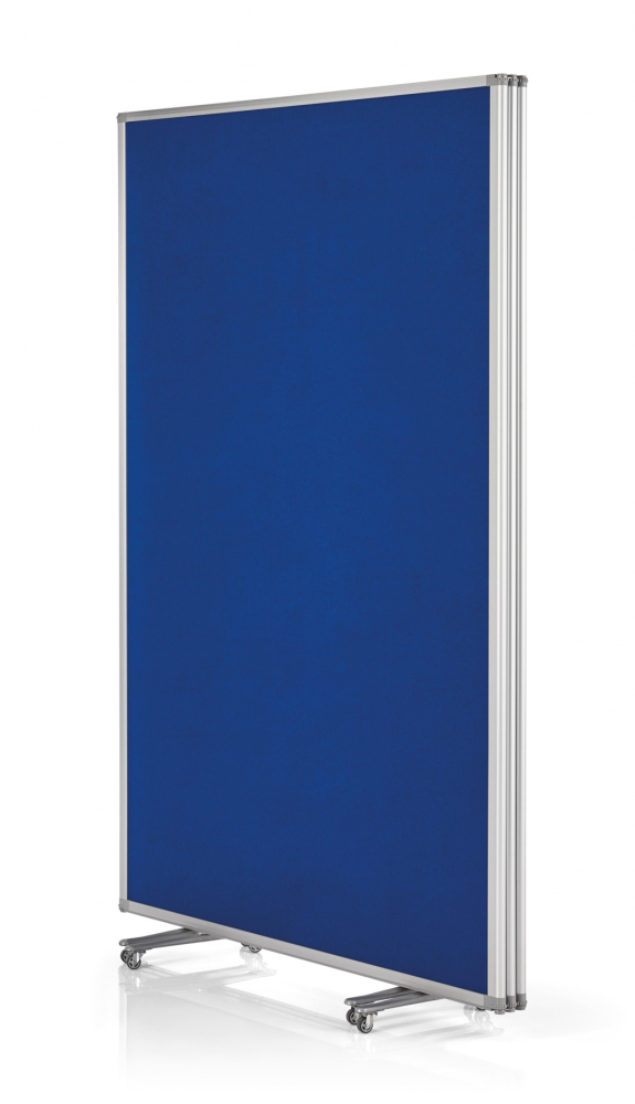 Panou prezentare MAGNETOPLAN mobil PLIABIL, 3*1200x1800x370 mm (3610*1800*370), albastru [2]