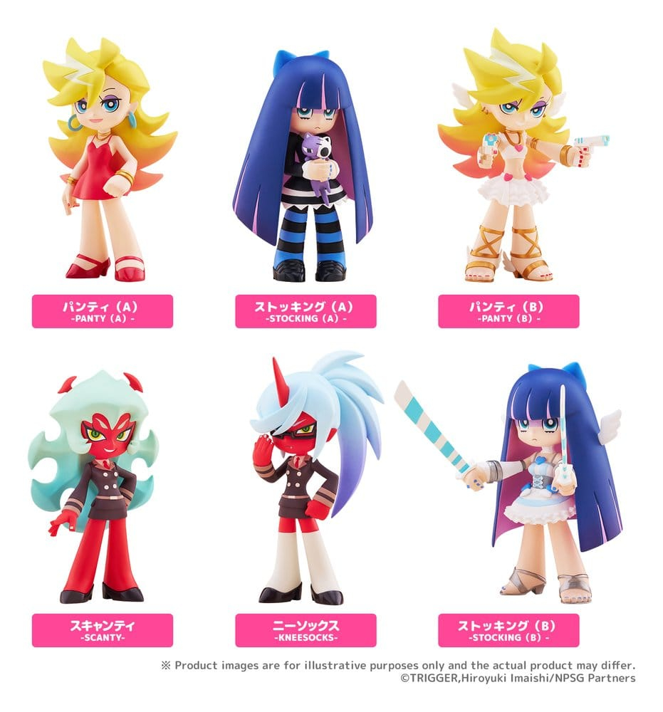 Panty & Stocking with Garterbelt PalVerse Mini Figures New Blind Box Display (6) [10]
