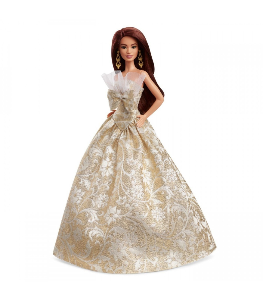 Papusa Barbie Signature Holiday 2025 Bruneta - Papusa de Colectie [3]